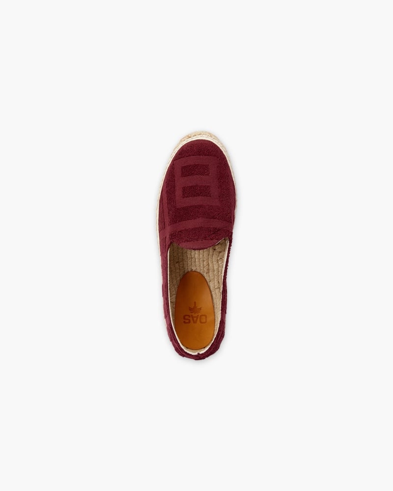 Image number 3 of Burgundy Terrace Terry Espadrilles