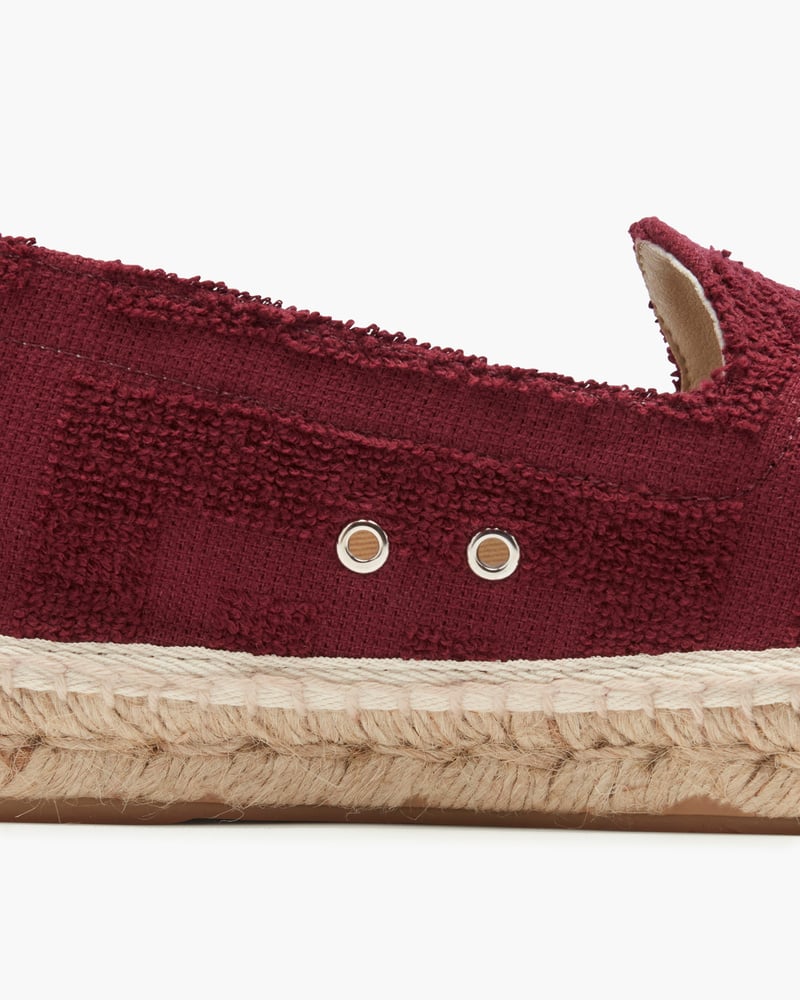 Image number 4 of Burgundy Terrace Terry Espadrilles