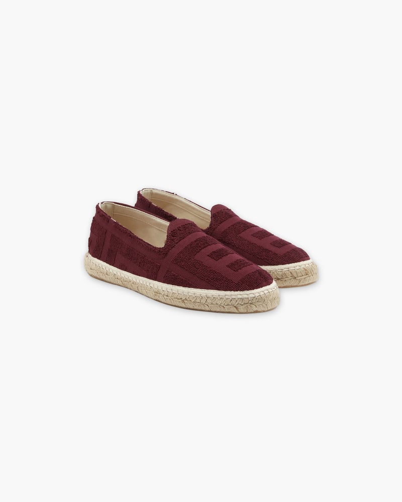 Image number 2 of Burgundy Terrace Terry Espadrilles
