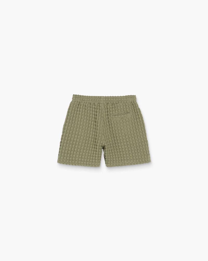 Bild 2 av Dusty Green Porto Waffle-Shorts