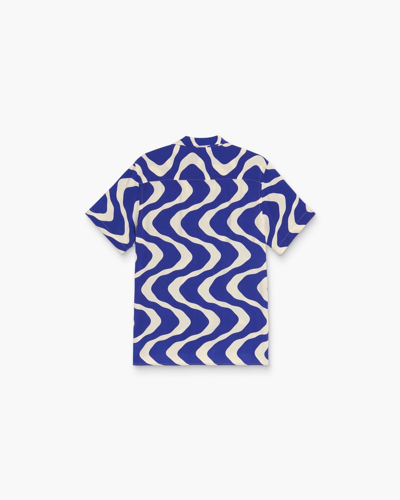 Bild 2 av Blue Rippling Viskosskjorta