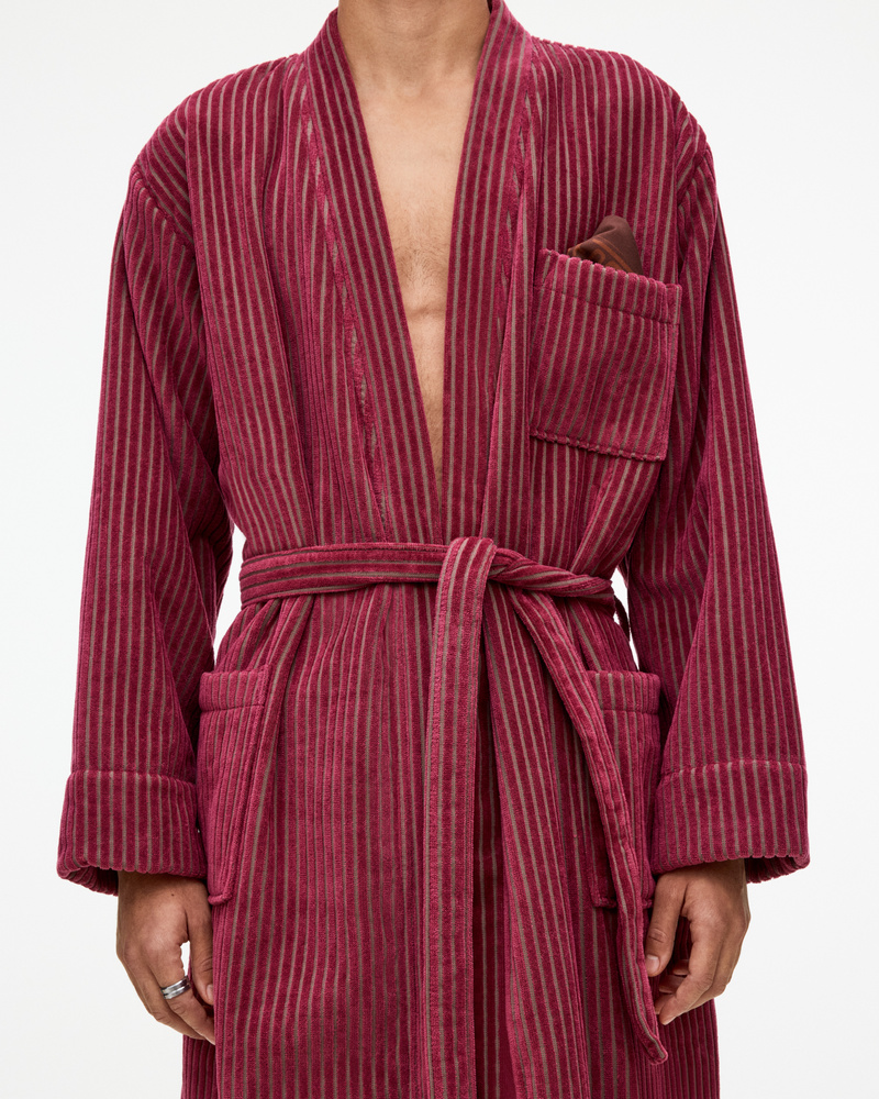 Bild 3 av Botanico Striped Velour Badrock
