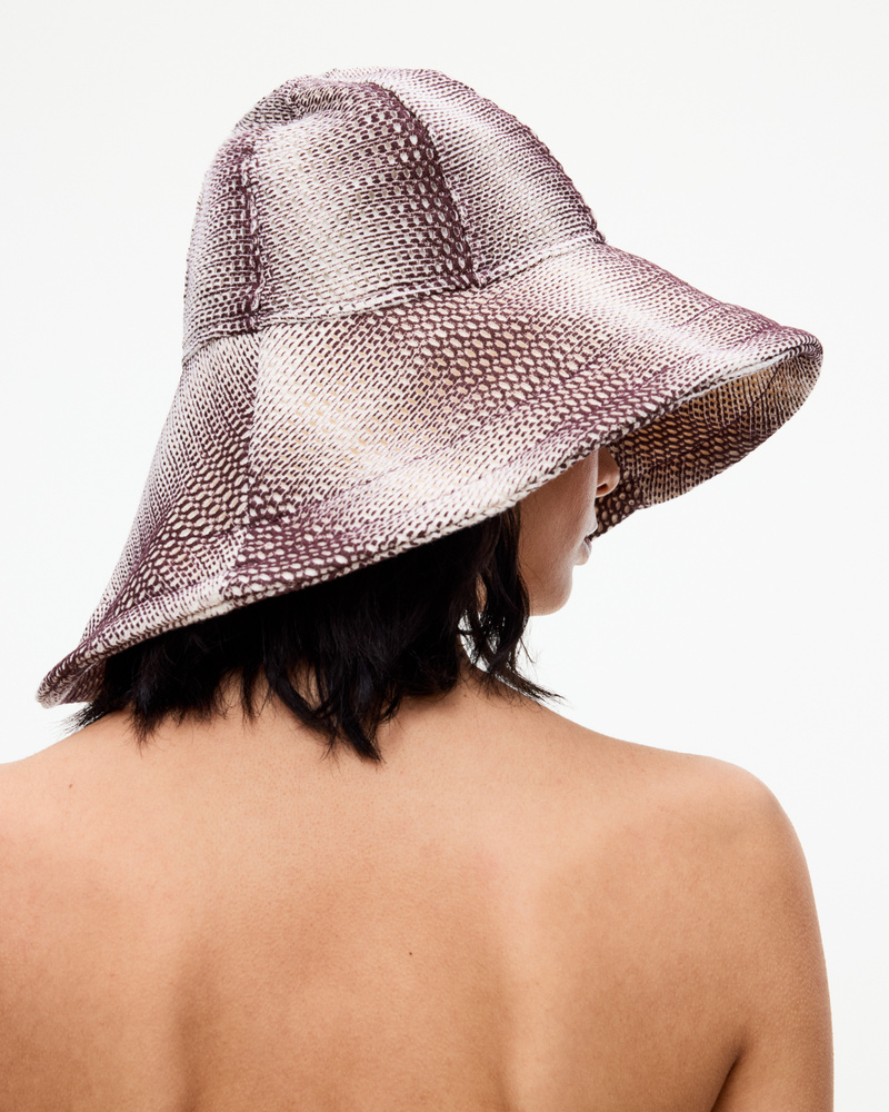 Image number 4 of Merlot Echo Brim Net Hat