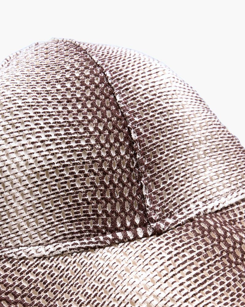 Image number 6 of Merlot Echo Brim Net Hat