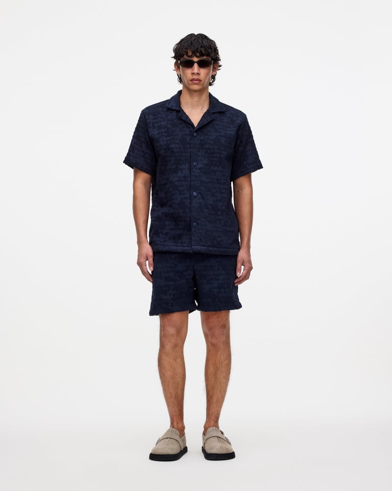 Image number 3 of Night Lagoon Terry Shorts