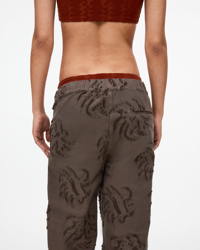 Image number 4 of Emberia Pan Dobby Trousers