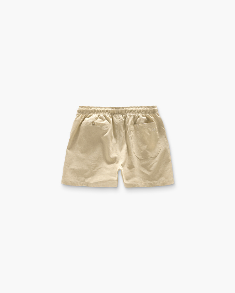 Bild 2 av Beige Linne-shorts
