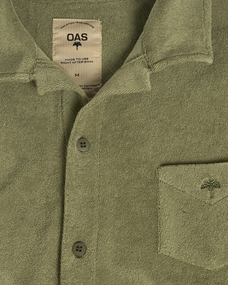 Bild 3 av Khaki Camisa Frotté-skjorta