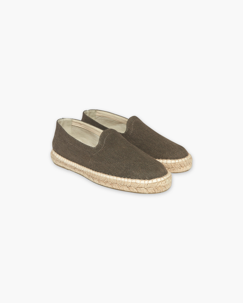 Image number 2 of Khaki Linen Espadrilles