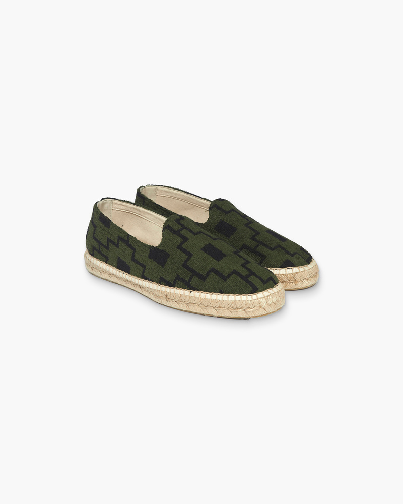 Image number 2 of Green Machu Terry Espadrilles