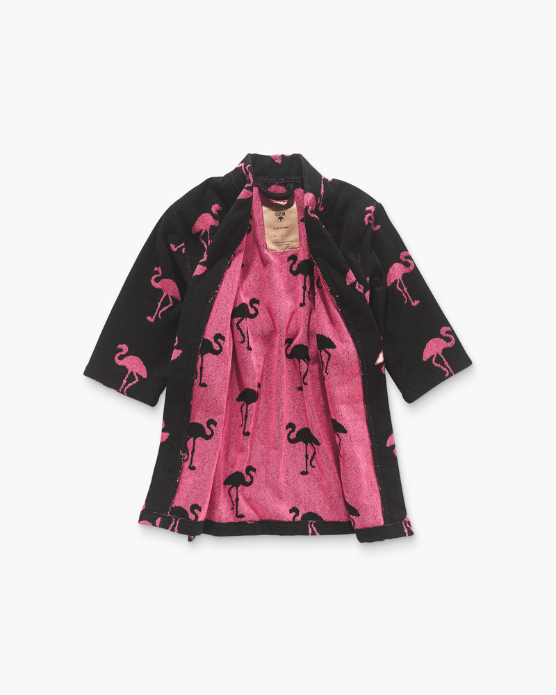 Image number 2 of Kids Flamingo Robe