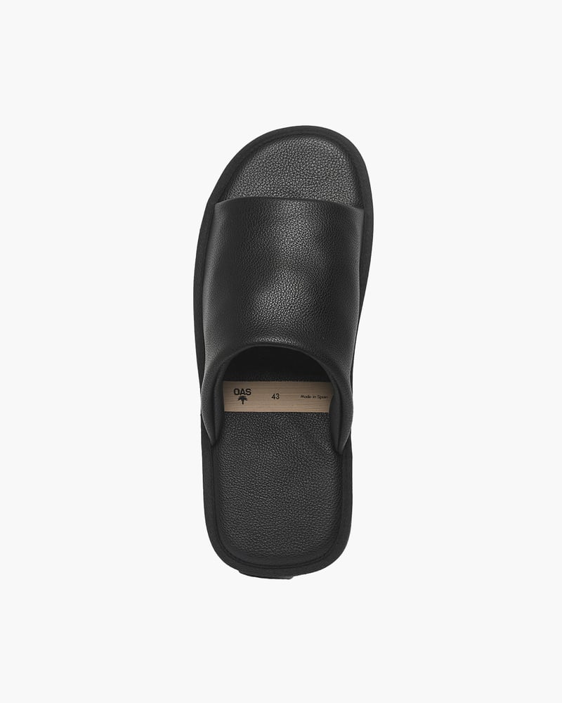Image number 3 of Black Vegan Slippers