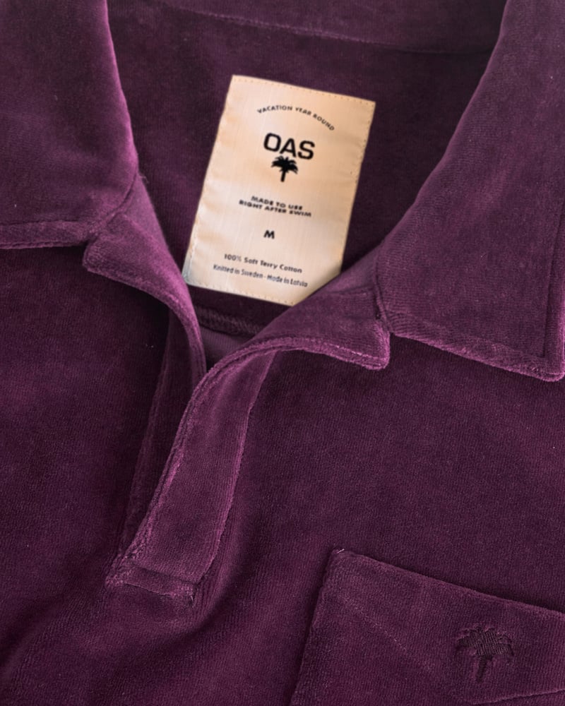 Bild 2 av Dandy Purple Velour Långärmad-skjorta