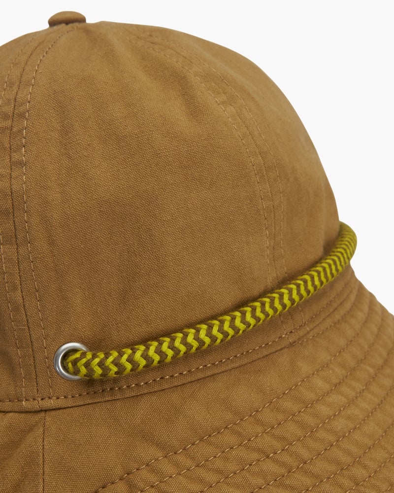 Image number 3 of Camel Brim Canvas Hat