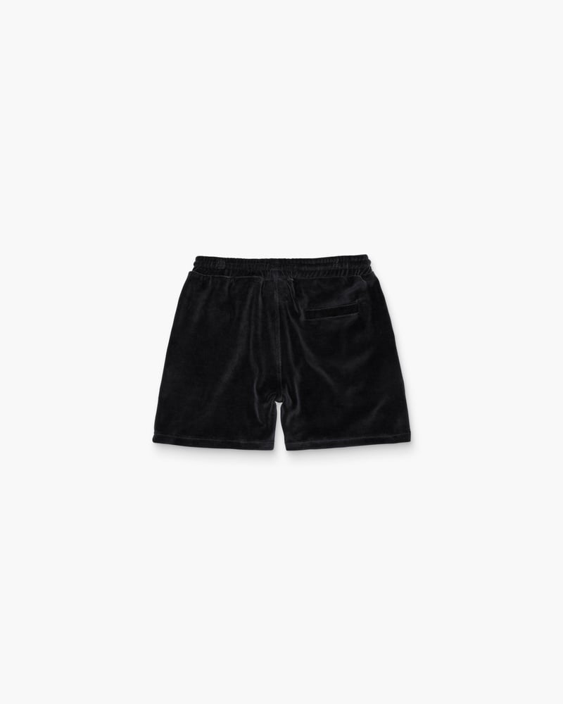 Bildnummer 2 von Nearly Black Velours Shorts