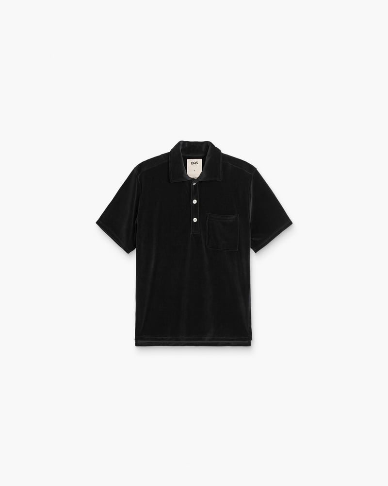 Nearly Black Girona Velour Shirt