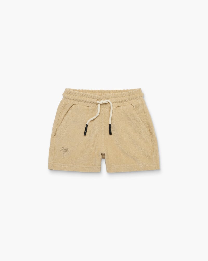 Kids Beige Terry Shorts