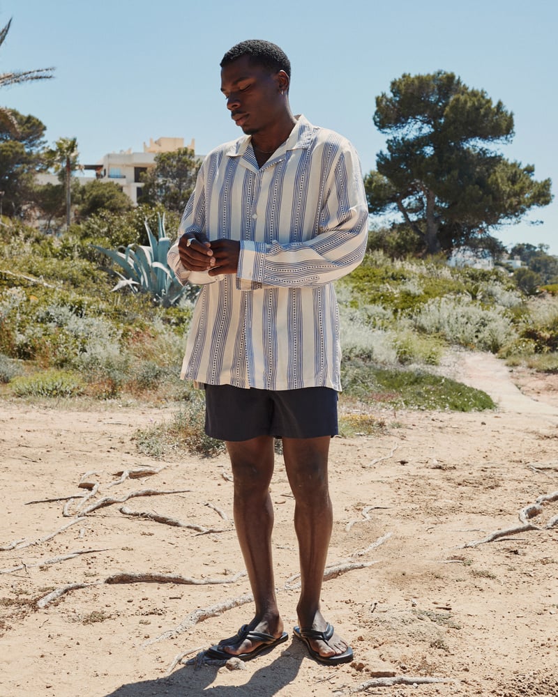 Havana Viscose Long Sleeve