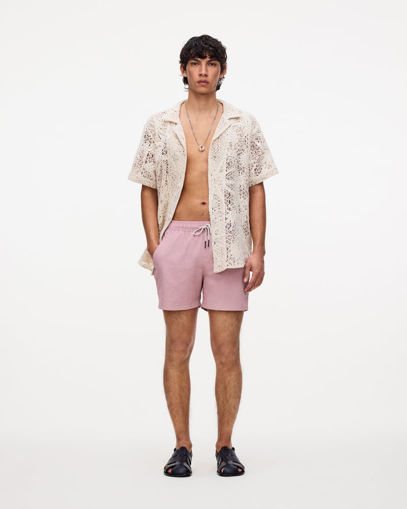 Blush Nylon Badbyxor