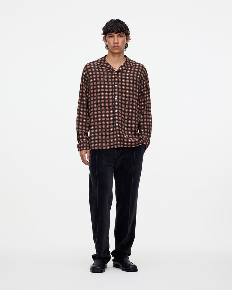 Coffee Lumo Viscose Long Sleeve