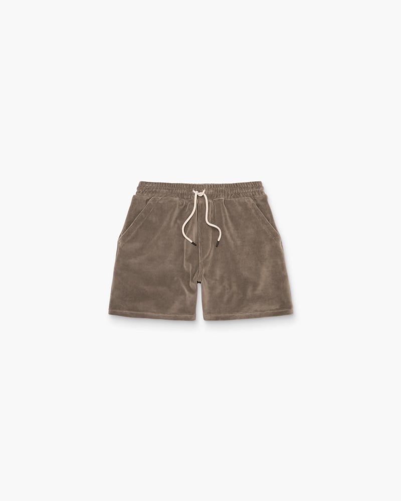 Morel Velour Shorts
