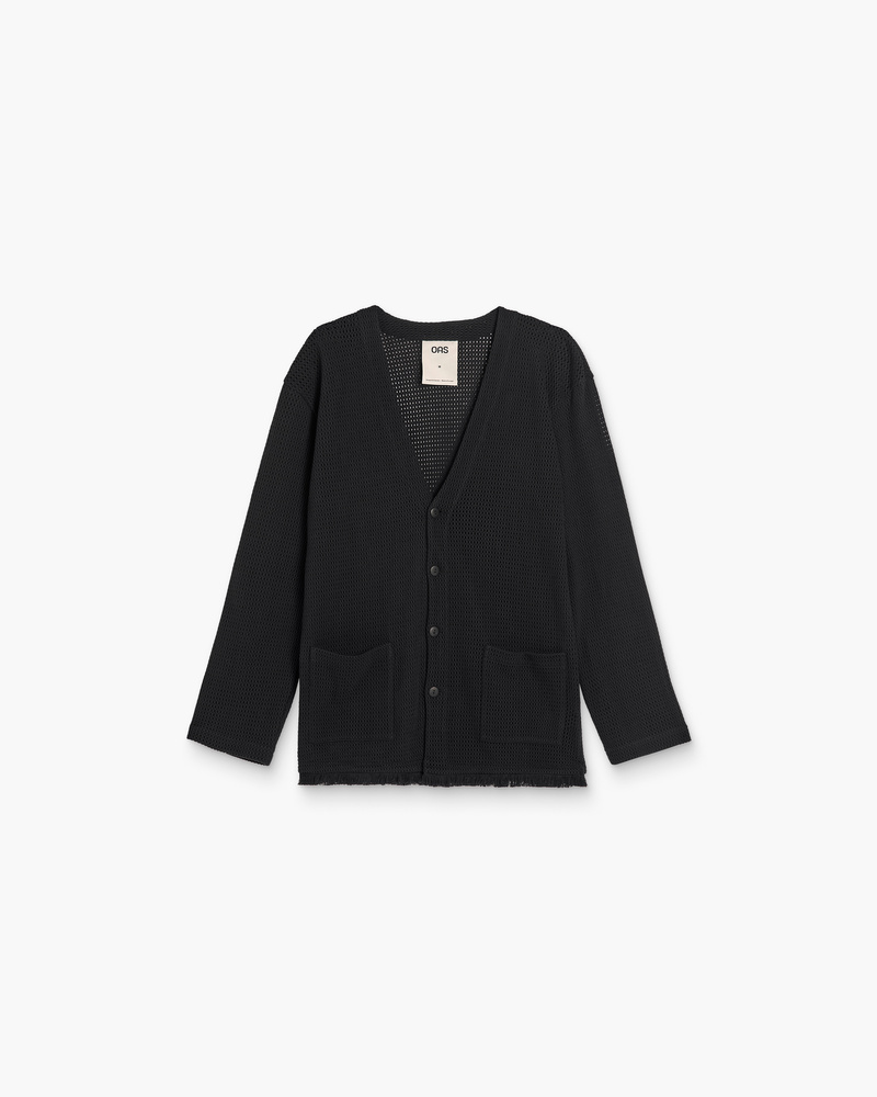 Nero Net Cardigan