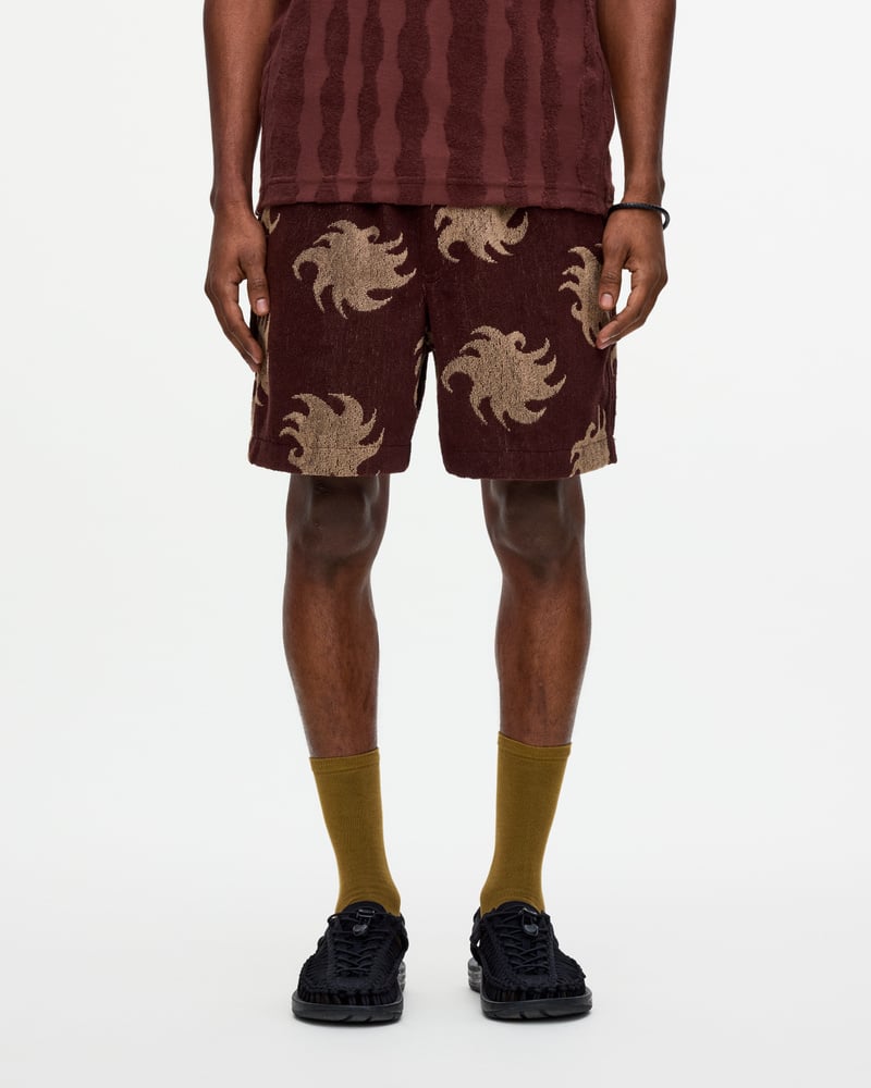 Mocha Ember Terry Shorts