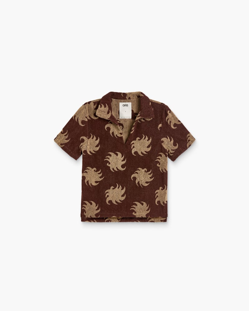 Mocha Ember Jaffa Terry Shirt