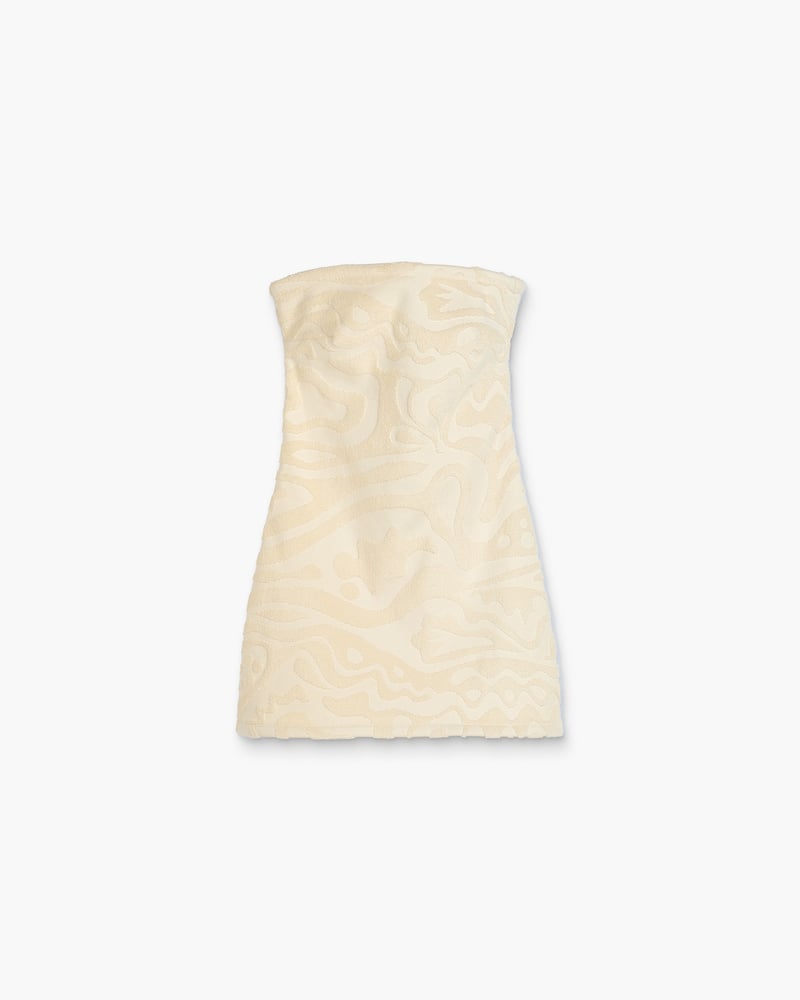 Husk Rapture Yelanda Frotté-klänning