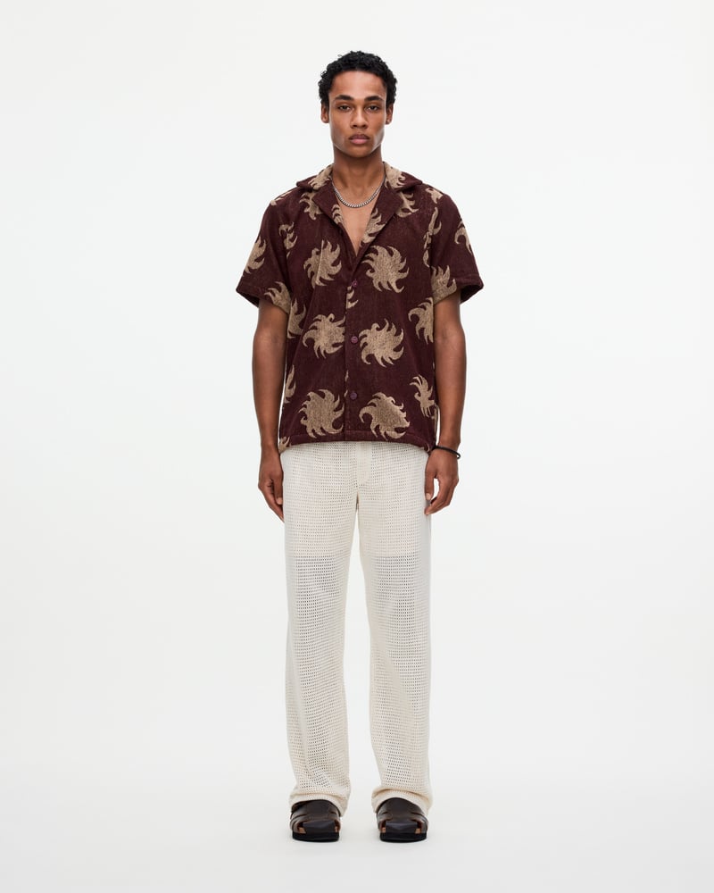 Mocha Ember Cuba Terry Shirt