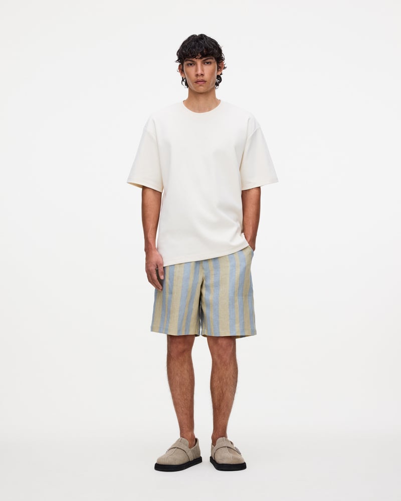 Mist Strata Nicola Linen Shorts
