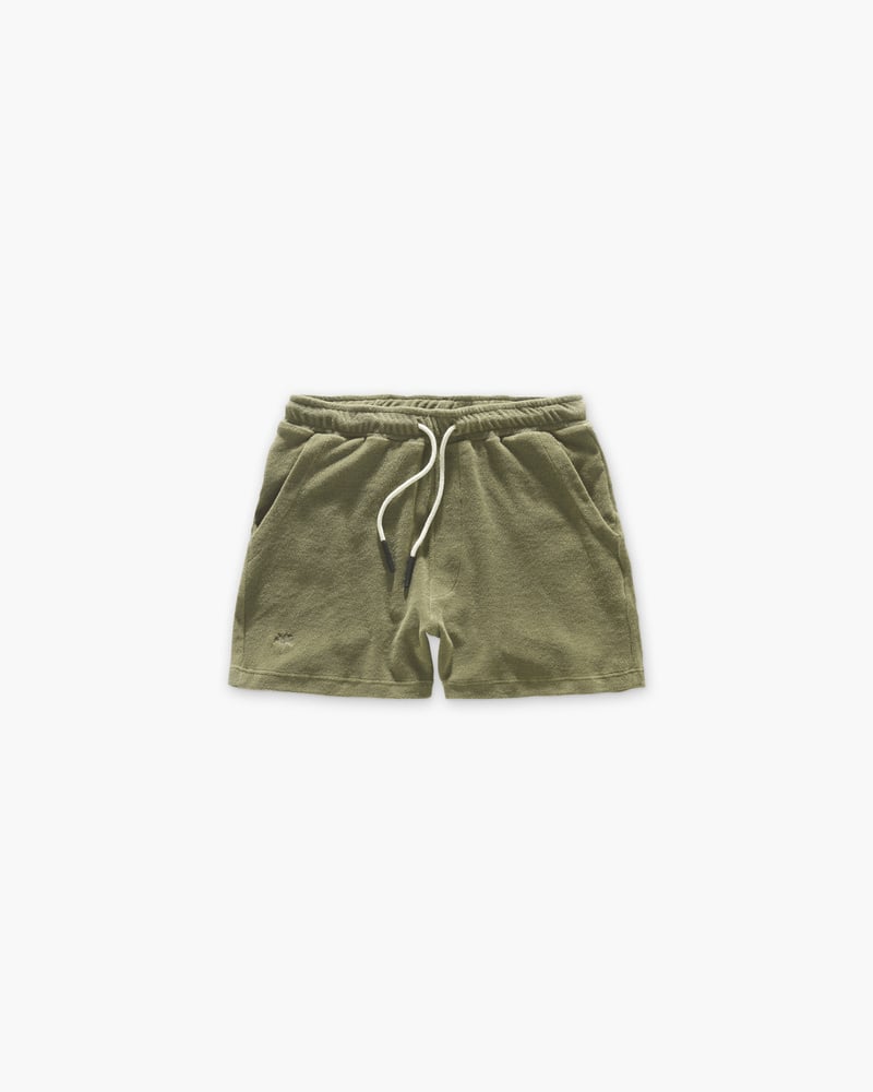 Khaki Terry Shorts