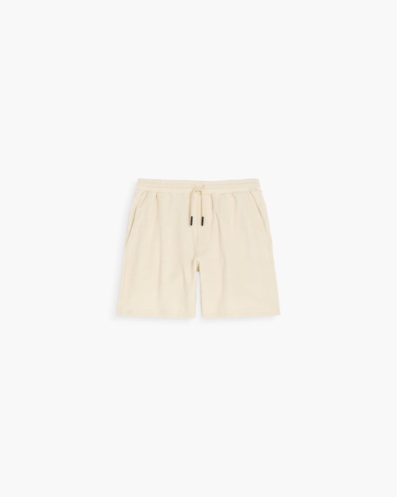 Ecru Vibra Terry Shorts