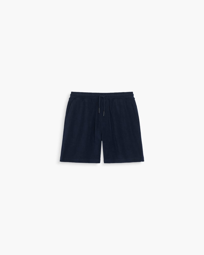 Navy Vibra Terry Shorts