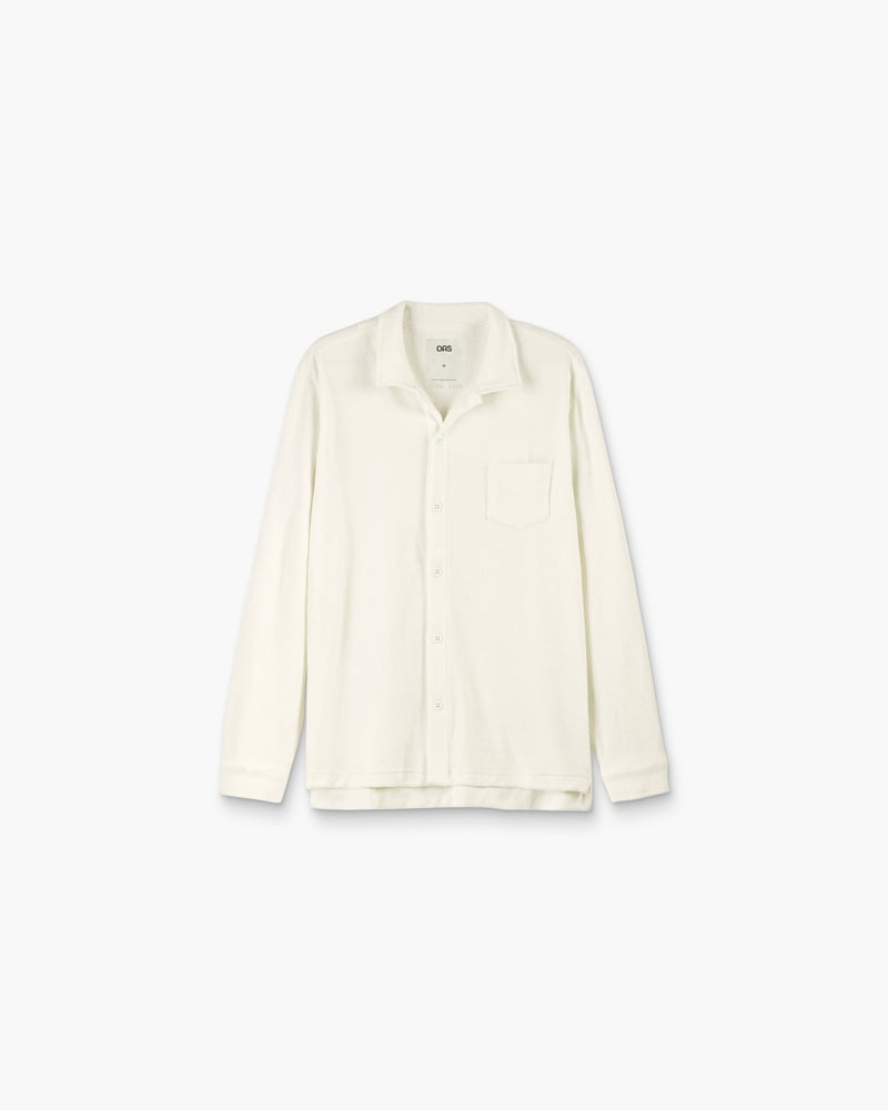 White Terry Camisa Shirt