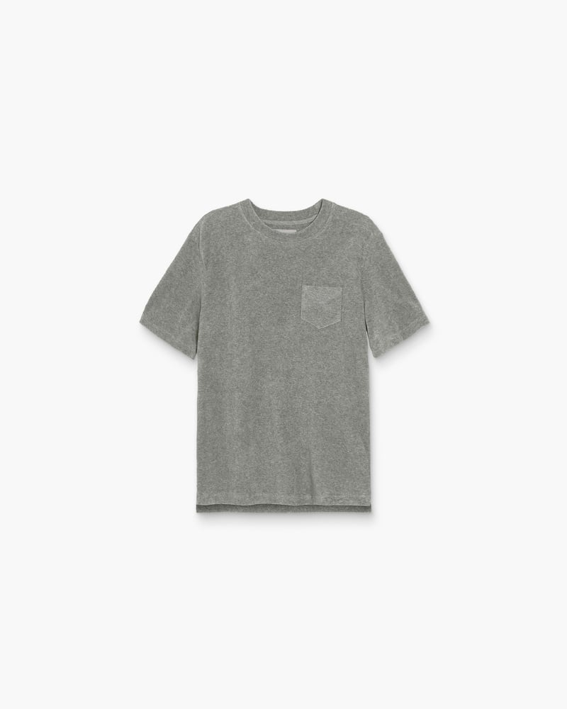 Grey Frottee T-Shirt