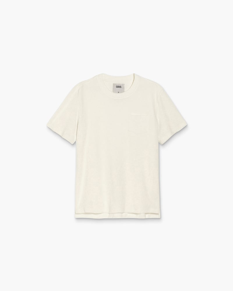White Terry Tee