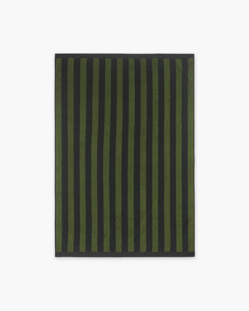 Green Stripe Towel