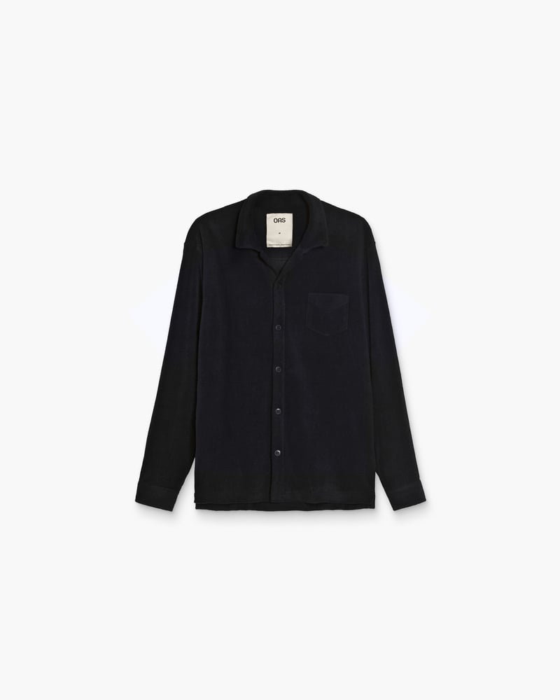 Black Terry Camisa Shirt