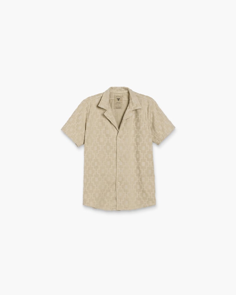 Beige Machu Cuba Terry Shirt