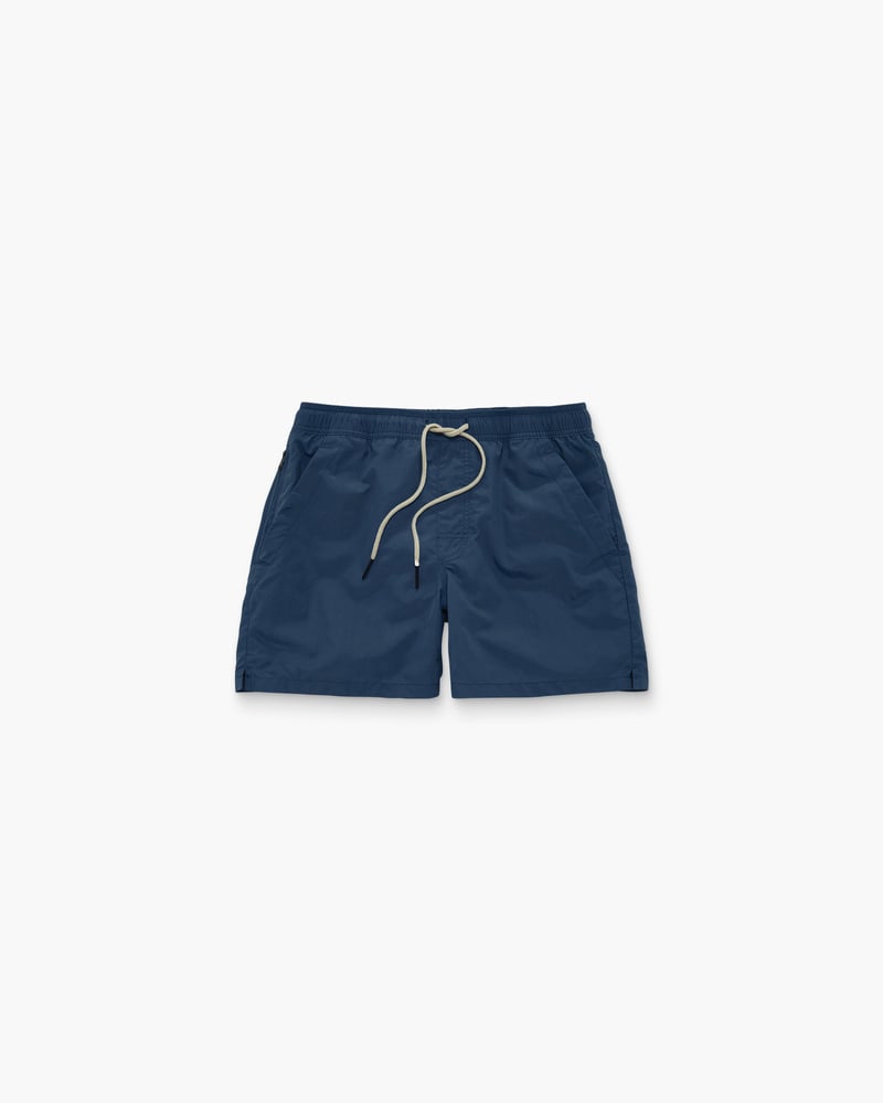 Navy Nylonbadbyxor
