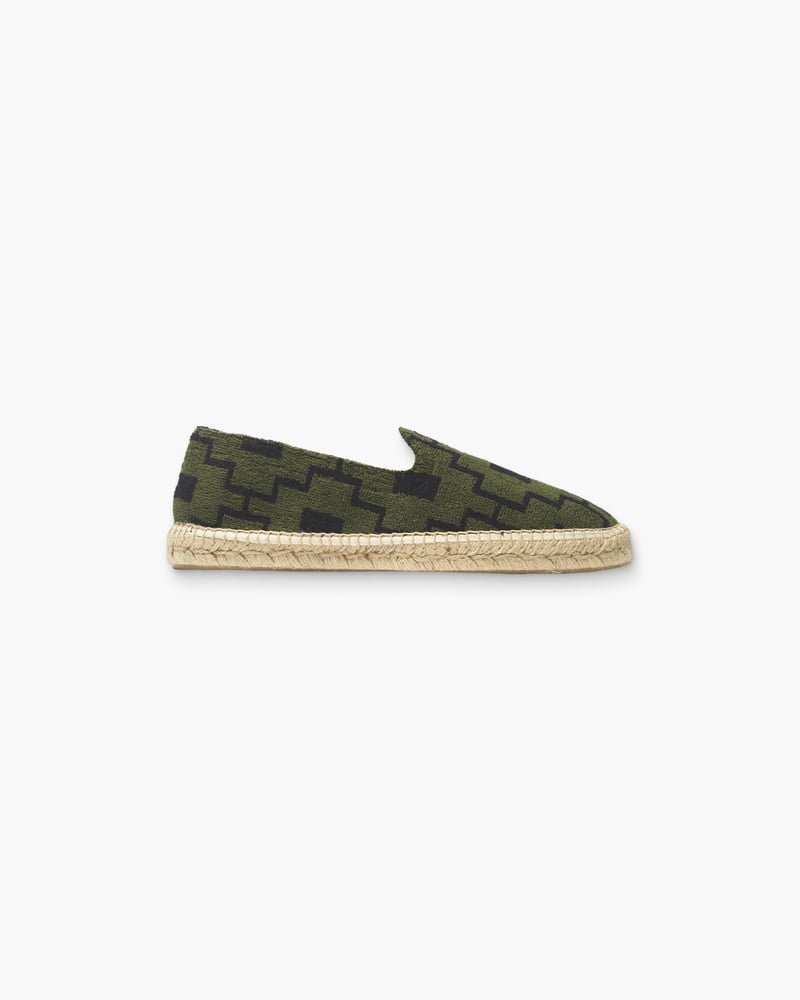 Green Machu Terry Espadrilles