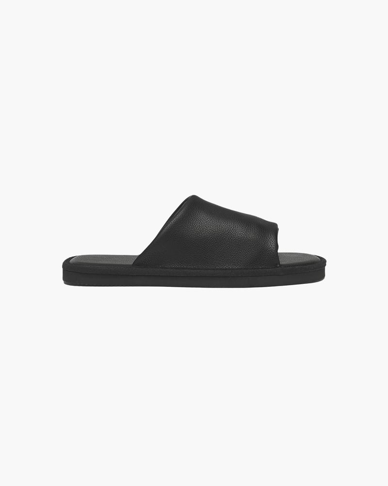Black Vegane Slipper