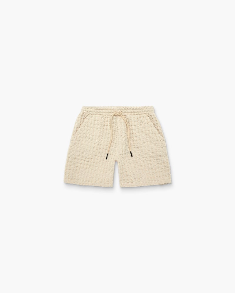 Ecru Porto Våffelshorts