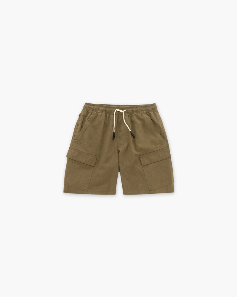Army Cargo Leinen-Shorts