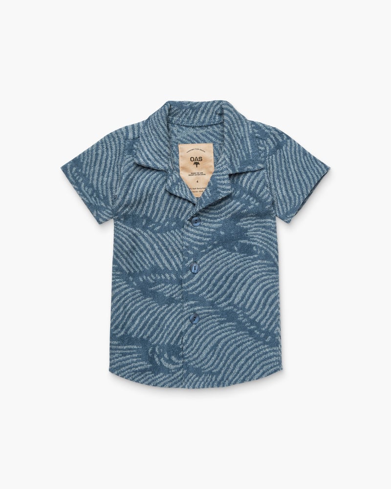 Wavy Cuba Frotté-Skjorta Barn