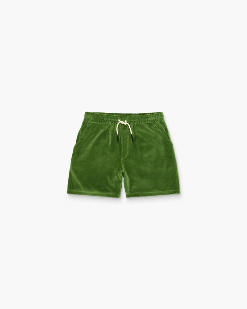 Penny Green Velour Shorts